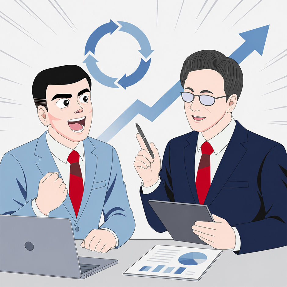社員の成長が加速する