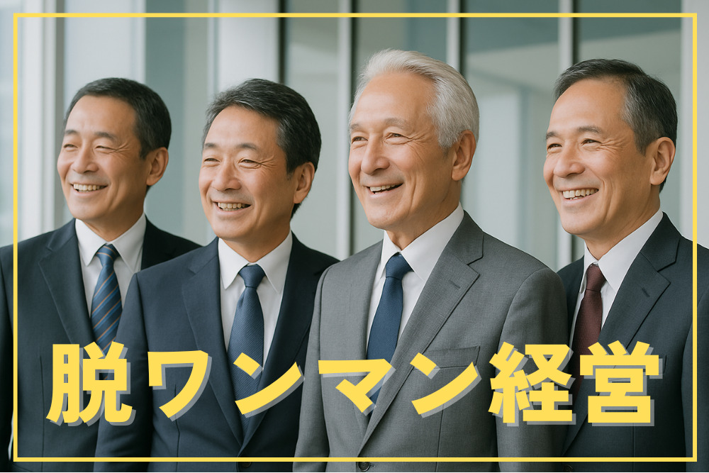 脱ワンマン経営 ワンマン経営を脱した状態