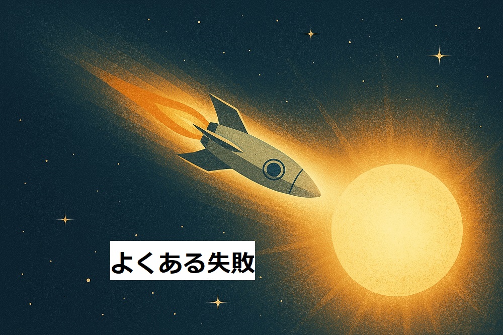 OKRでよくある失敗のイメージ